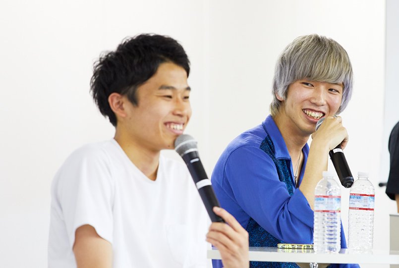 片石さんと阪田さんのトーク中の様子