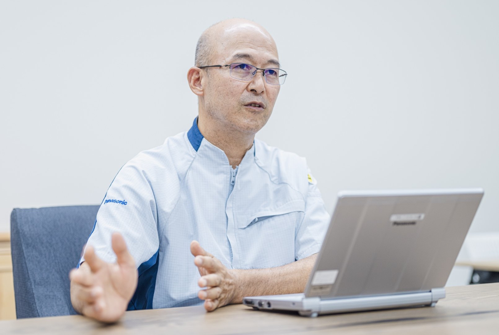 説明する片岡 秀直さん