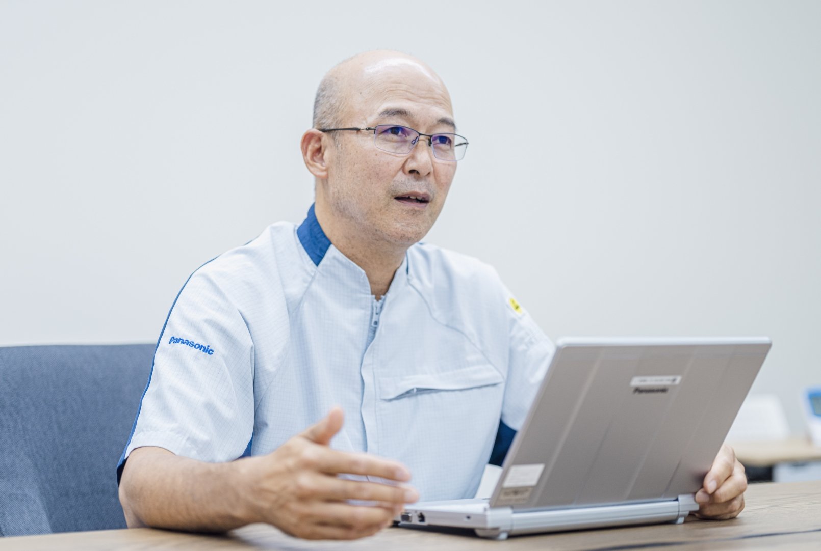 説明する片岡 秀直さん
