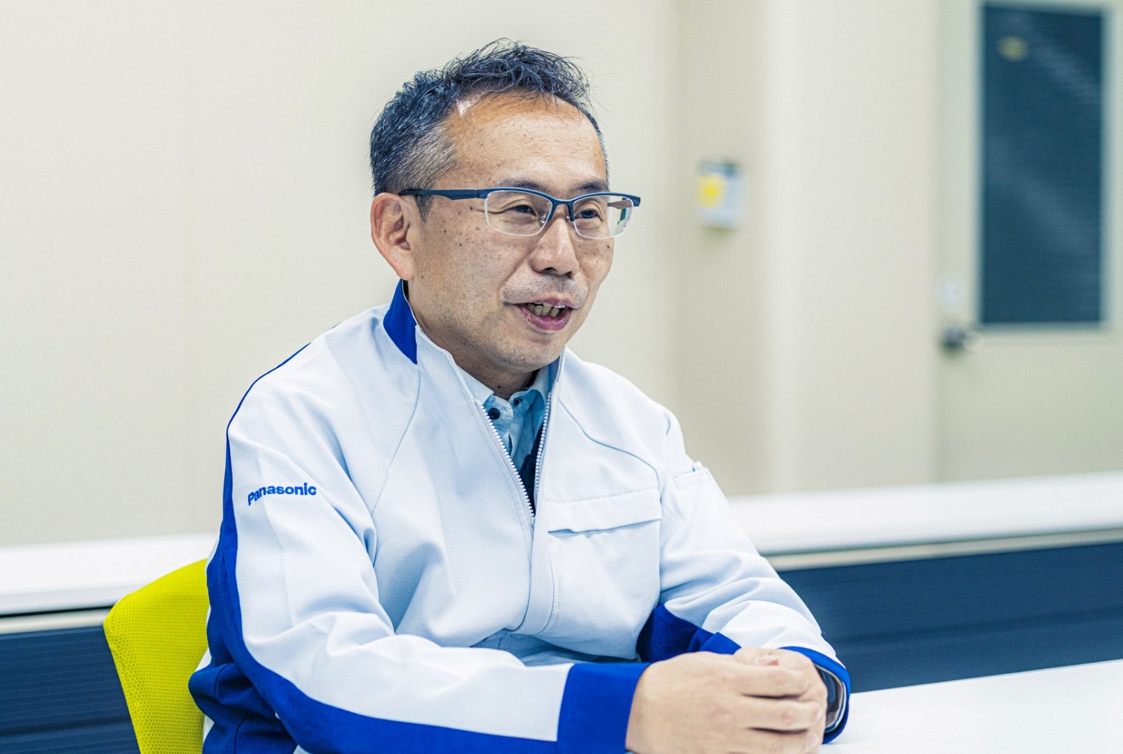 笑顔の田中さん