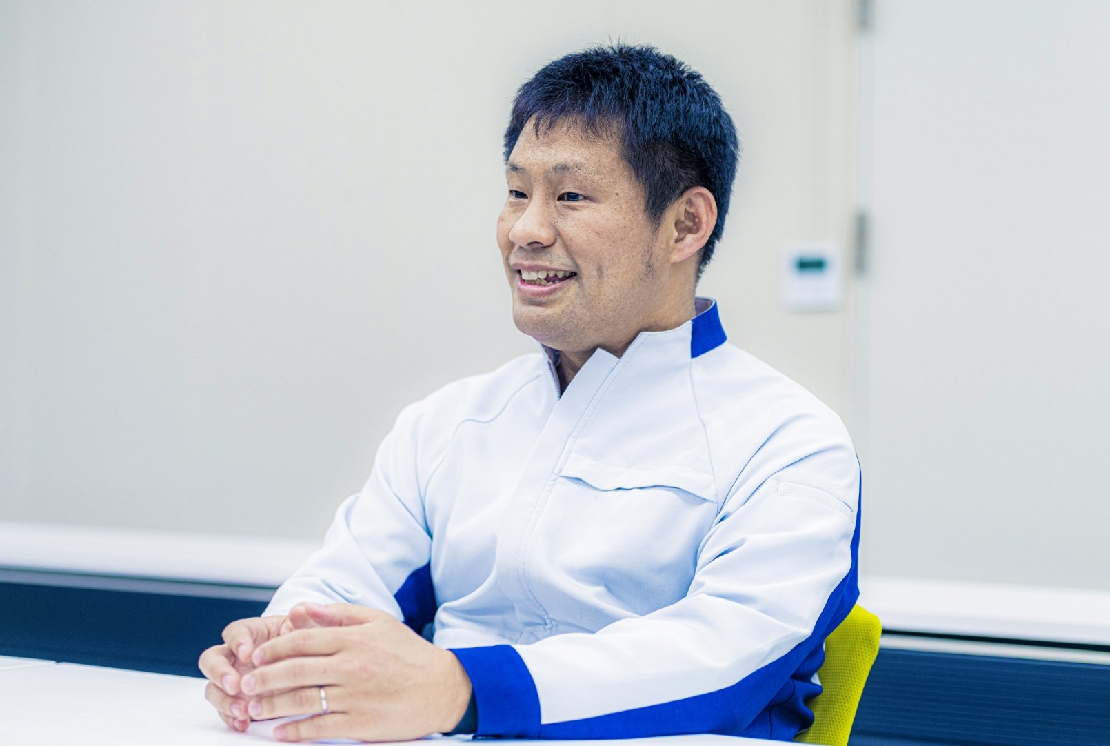 笑顔の原口さん