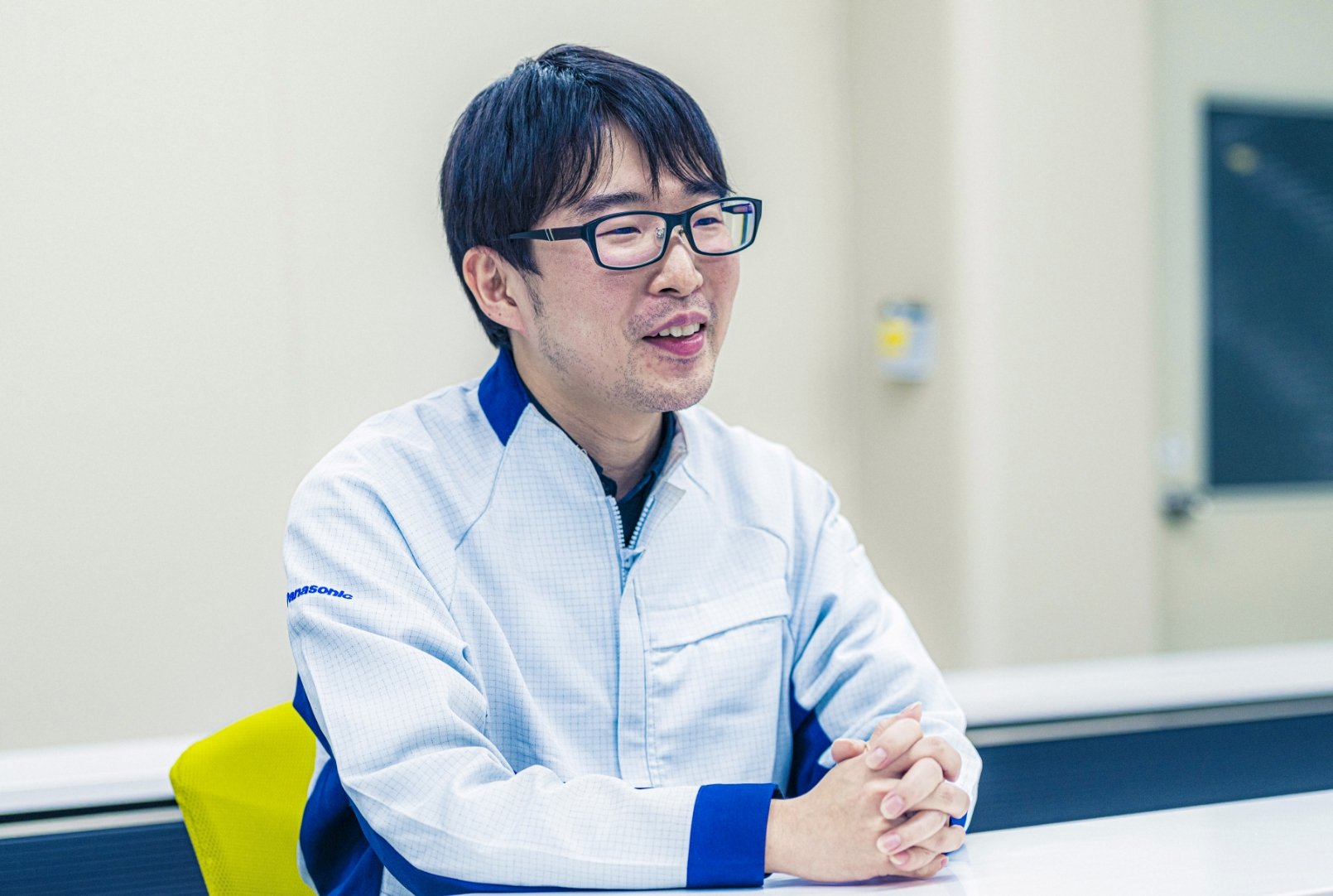 笑顔の藤井さん