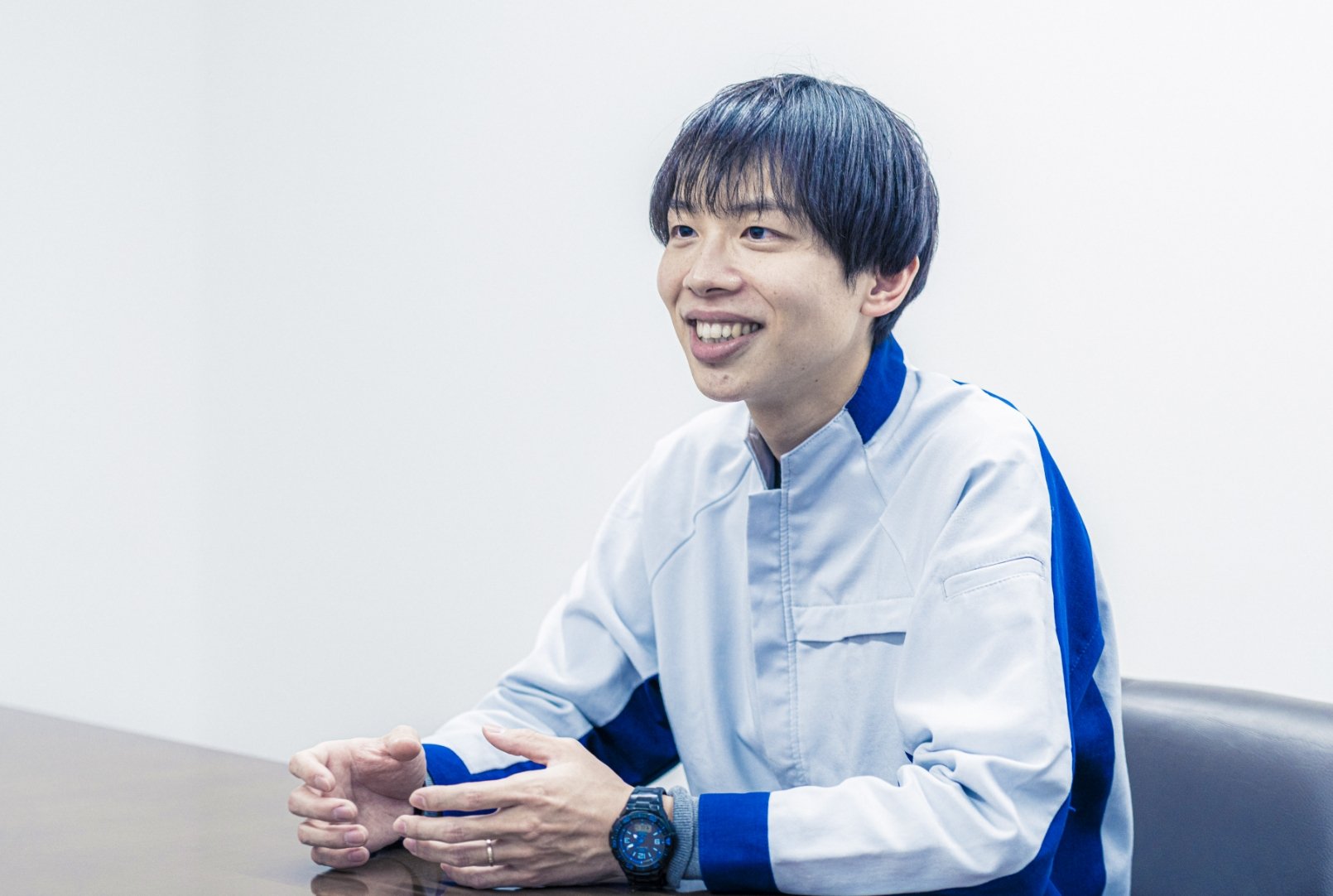 笑顔の水野さん