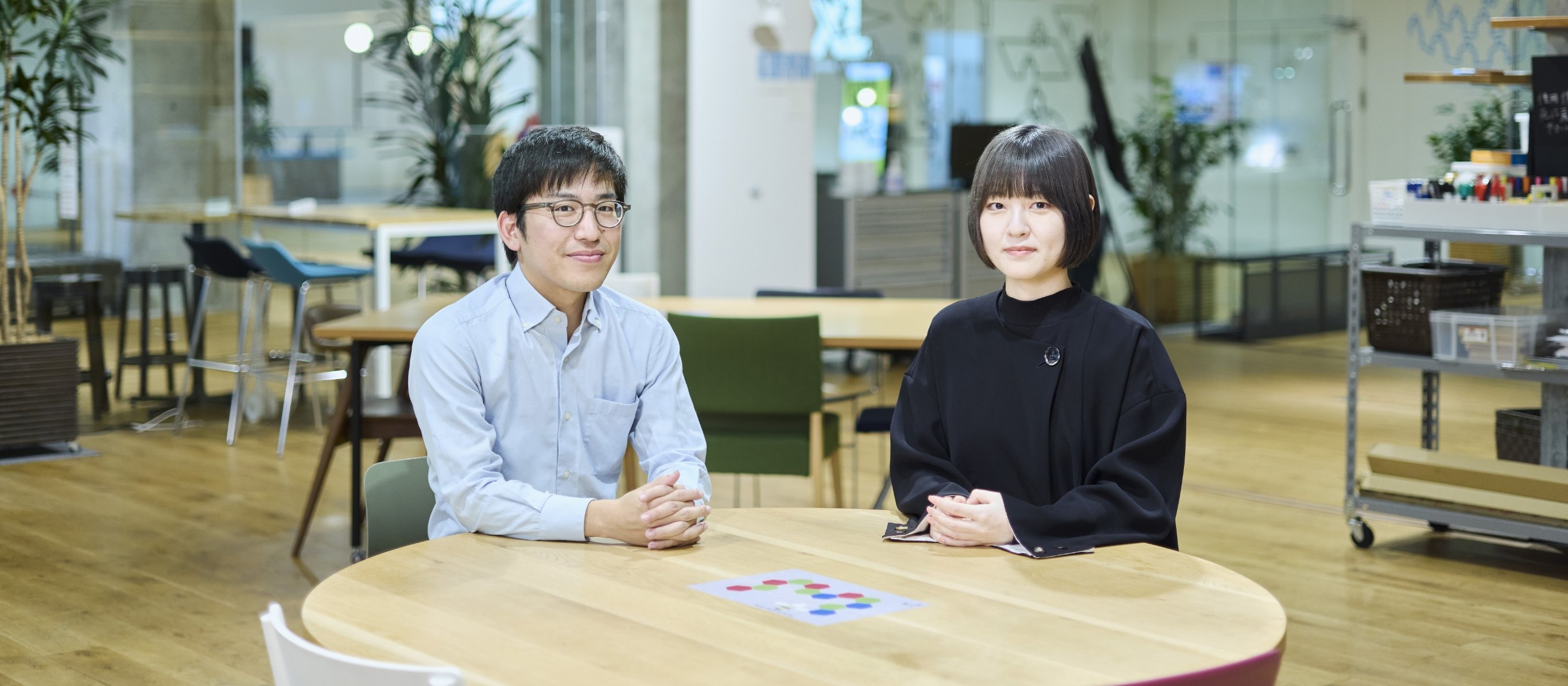 笑顔の大島さんと中尾さん