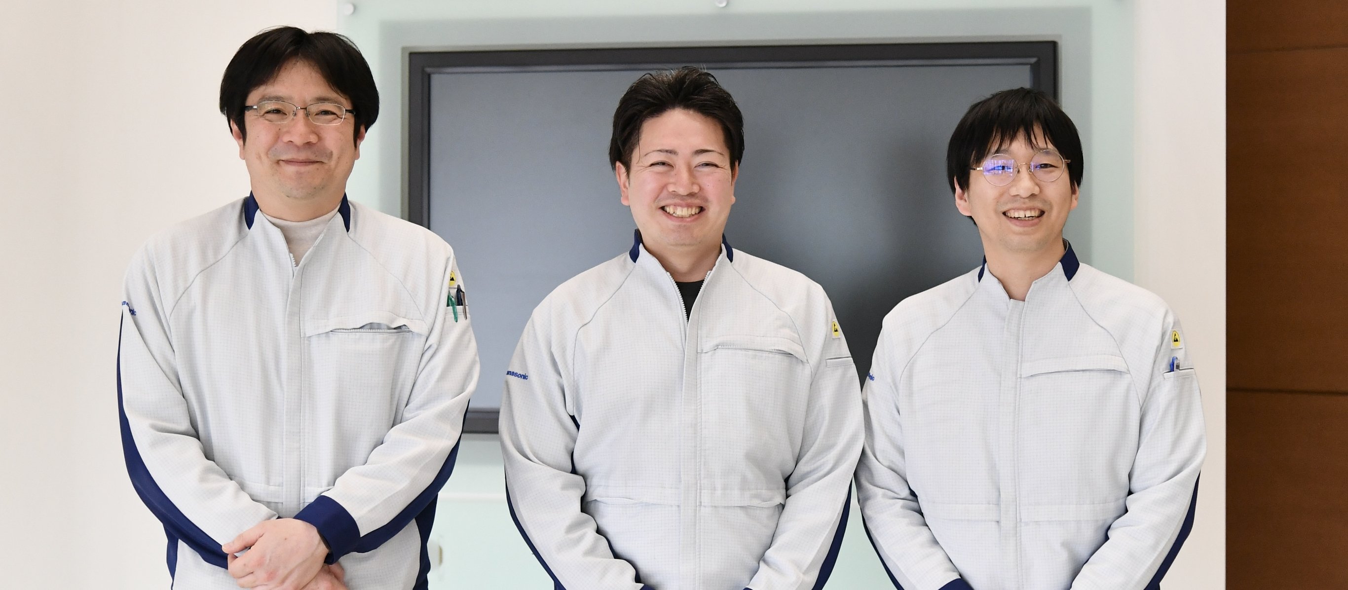 笑顔の森さん、塩田さん、川崎さん