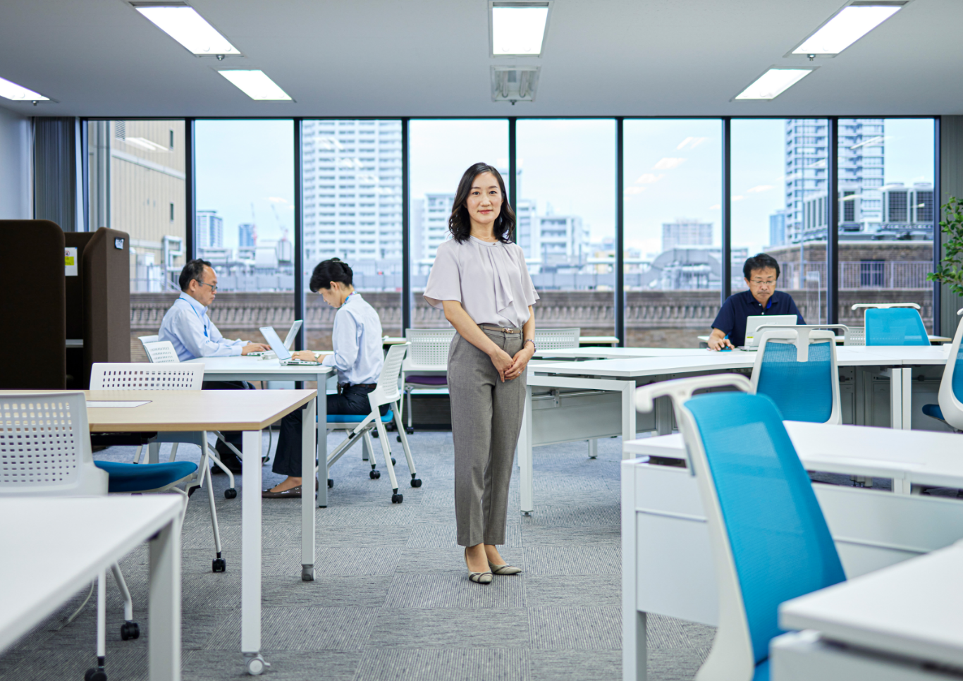 仕事場と山澤 奏子さん