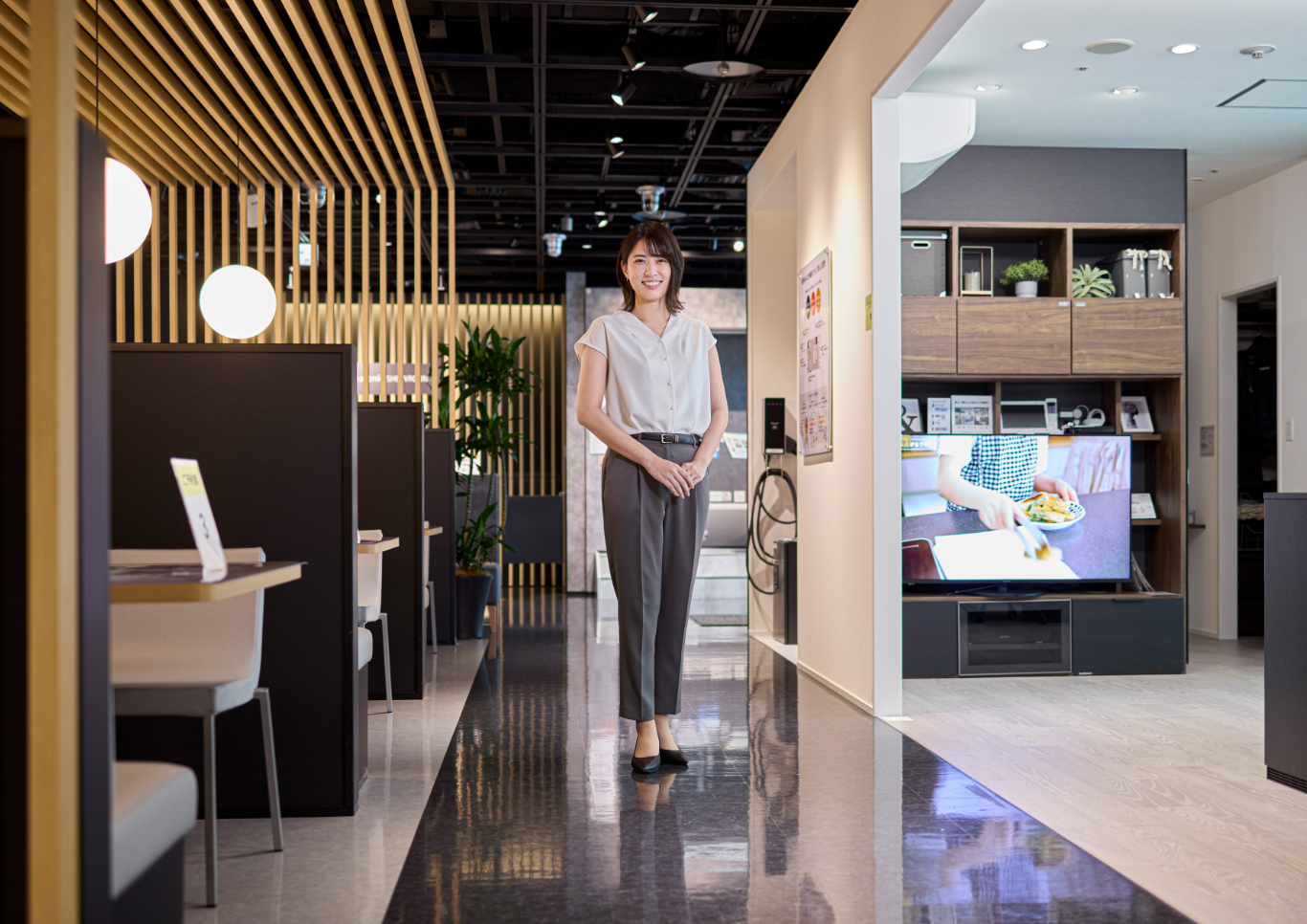 仕事場と五島 成佳さん