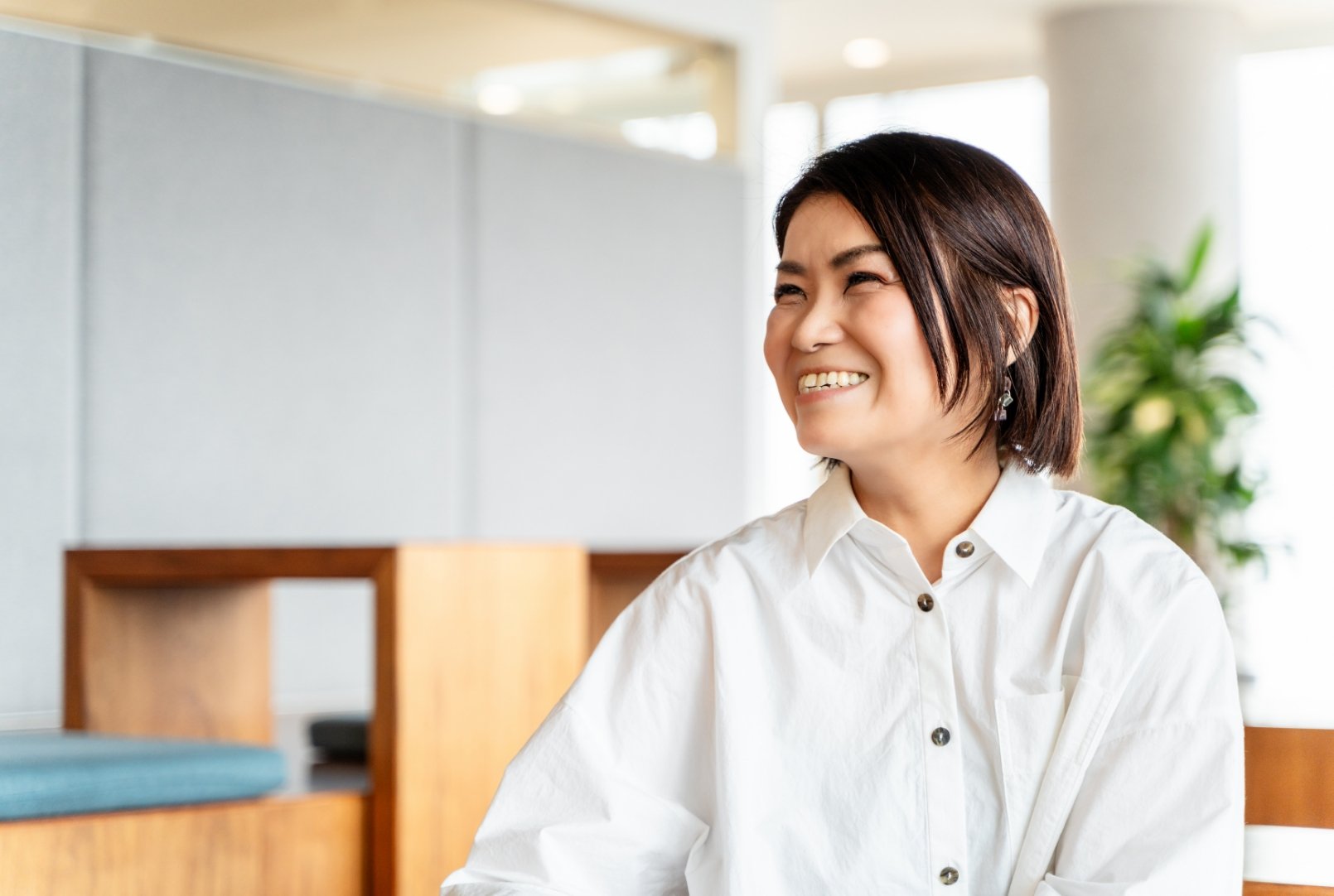 笑顔の久野さん