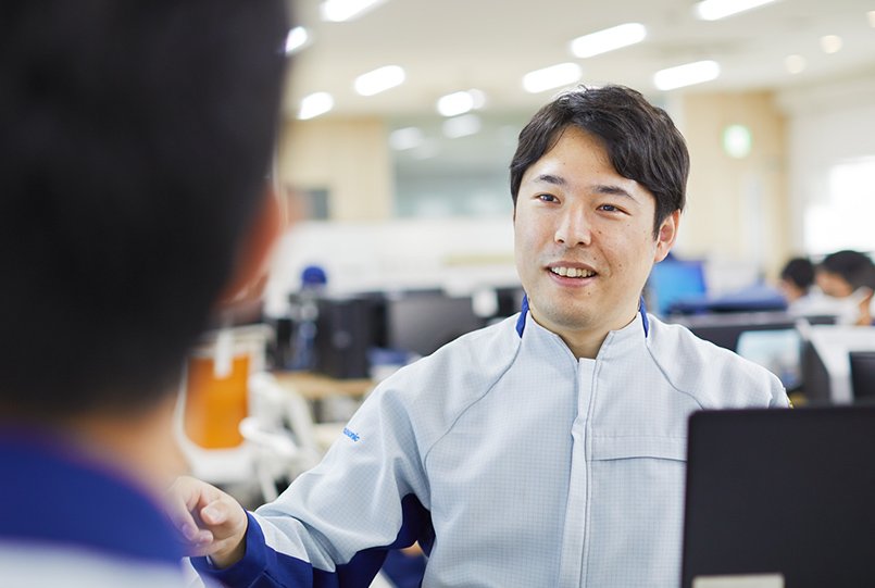 対話する森岡 元希さん