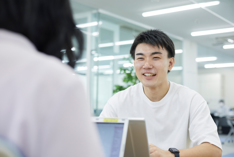 会話する菅原 滉平さん