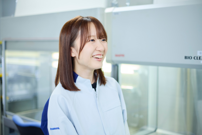 笑顔の飯田さん